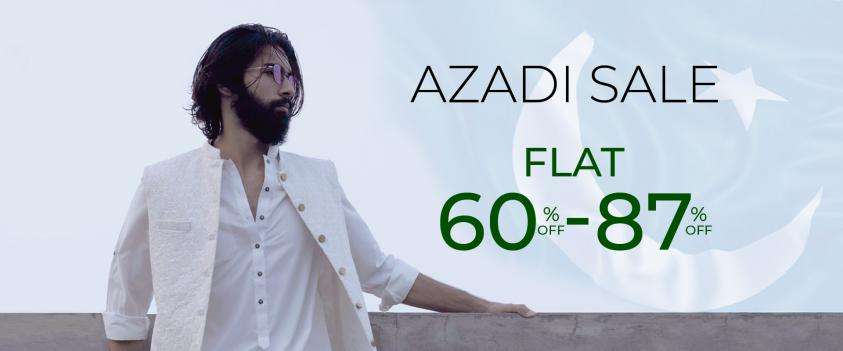 Amir Adnan Azadi Sale Flat 60% - 87% OFF August 2020