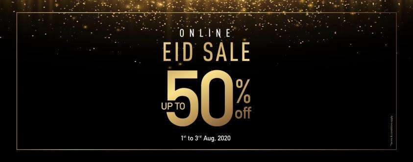 Almirah Eid Sale Upto  50% OFF From Aug 1-3, 2020