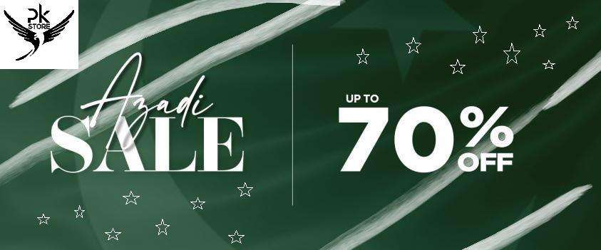 AZADI SALE 2021 UPTO 70%OFF